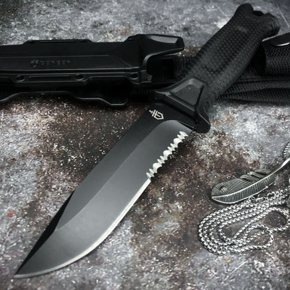 Outdoor Tactical Survival Straight Knife