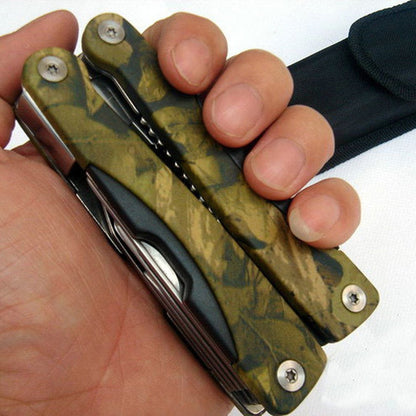 EDC Pocket Multi-Tool Pliers with Multi-Knife Hook & Saw Blade