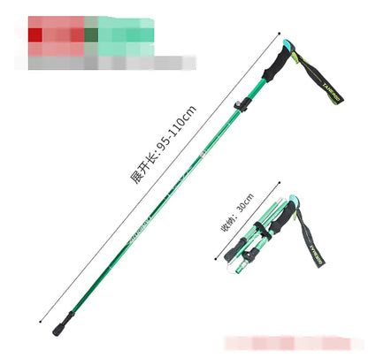 Outdoor Folding Pole Walking Hiking Stick