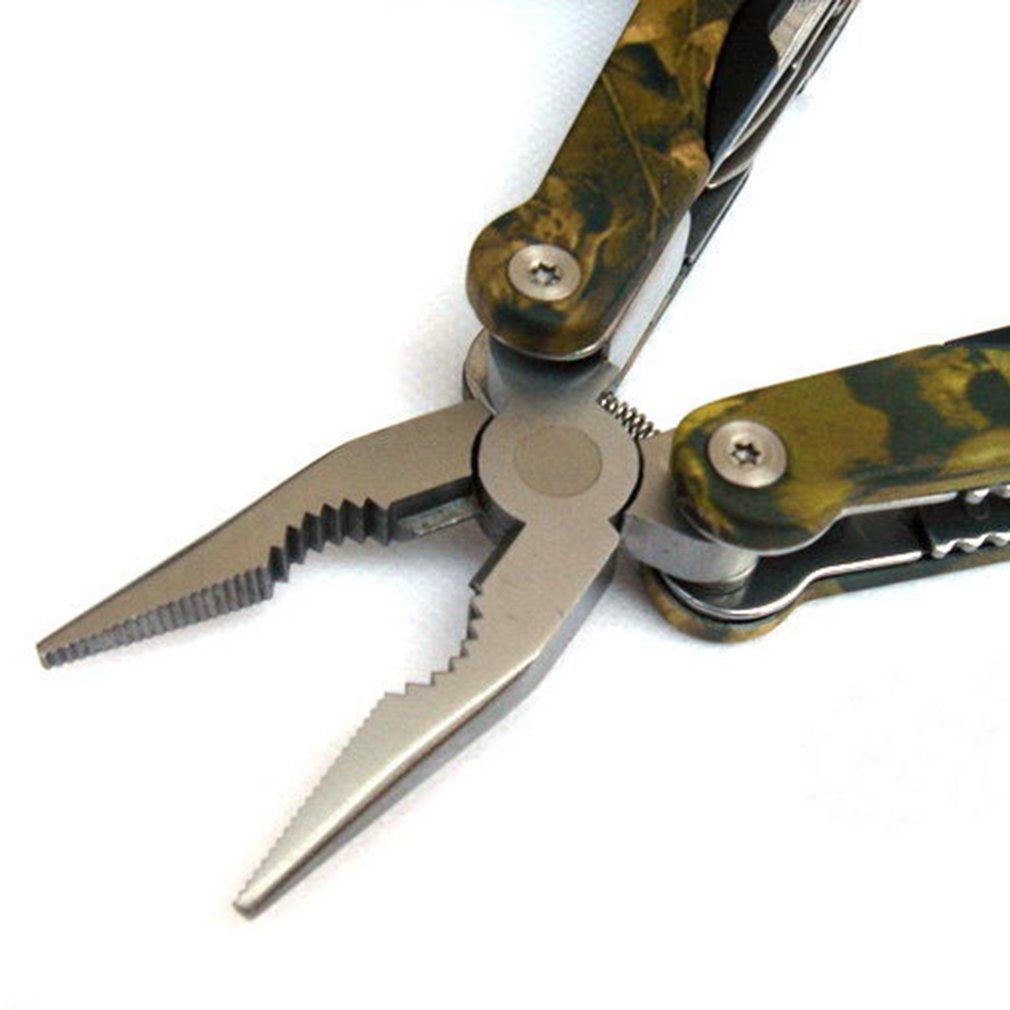 EDC Pocket Multi-Tool Pliers with Multi-Knife Hook & Saw Blade