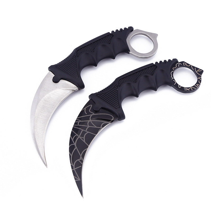 Outdoor Tactical Karambit Fixed Blade Pocket Knife