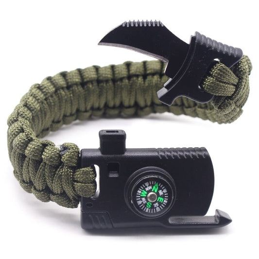 Braided Multi-function Paracord Survival Bracelet