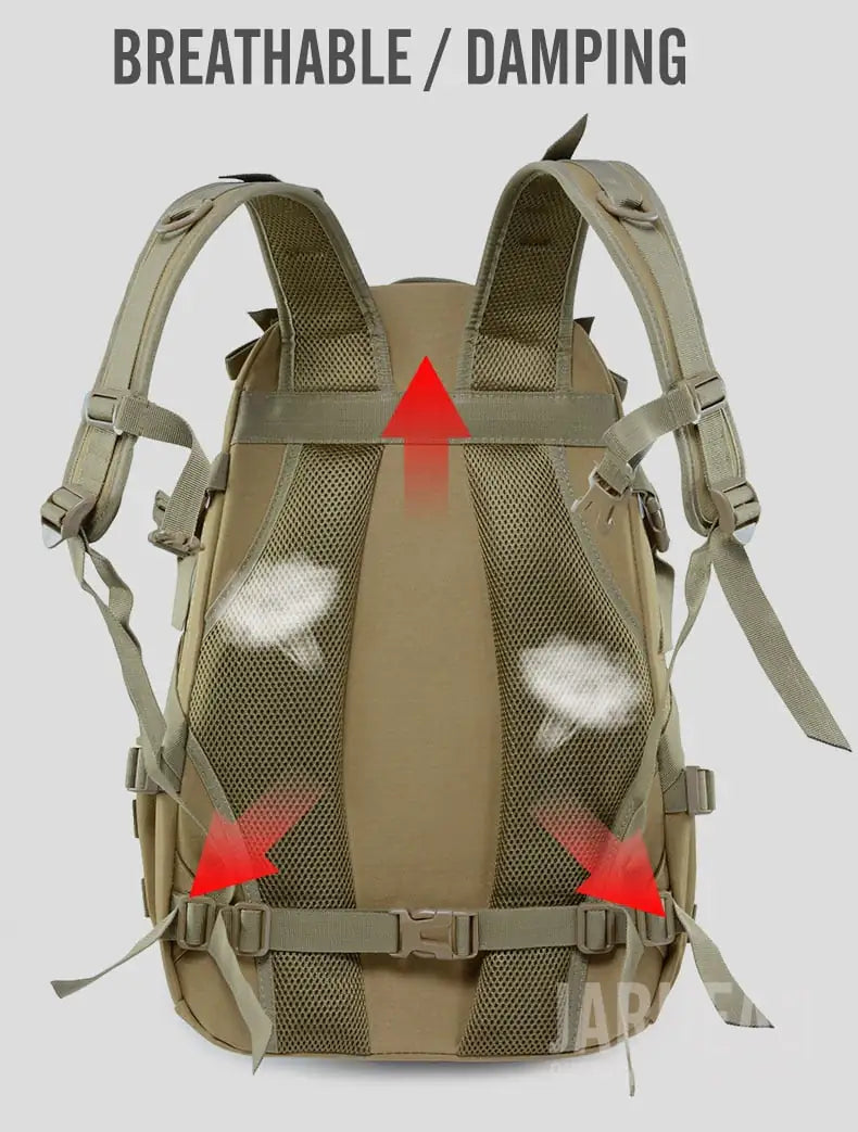 Military Backpack Waterproof Hiking Survival Reflective Bag