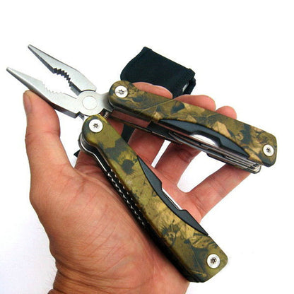 EDC Pocket Multi-Tool Pliers with Multi-Knife Hook & Saw Blade