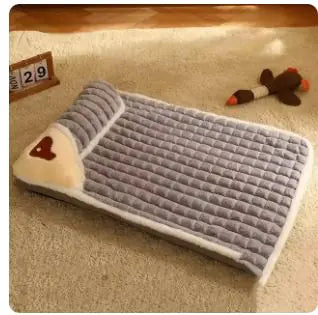 Plush Quilted Dog & Cat Bed