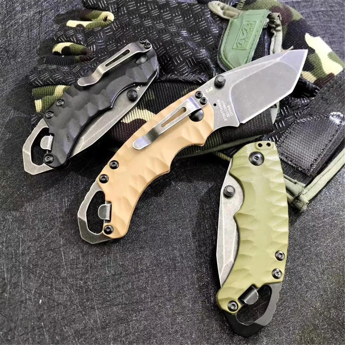 Mini Folding Knife Military Combat