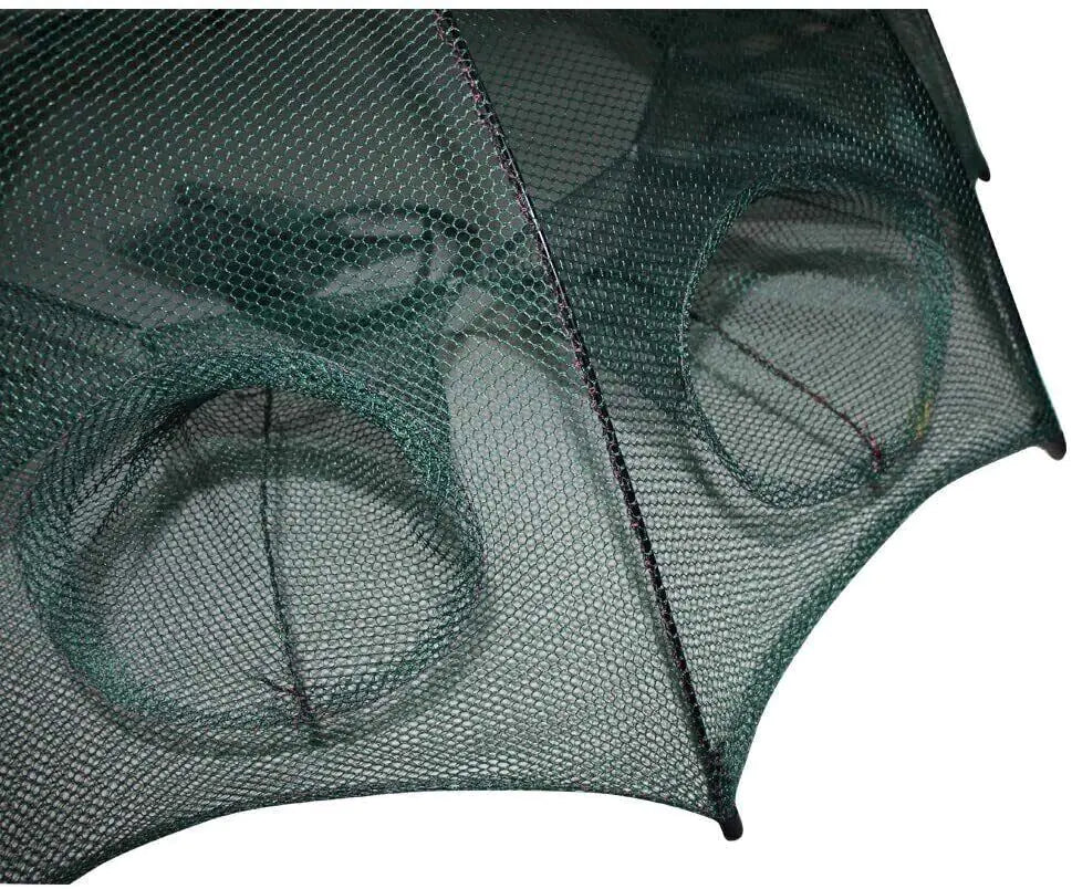 Fishing Bait Trap Crab Net Crawdad Shrimp Cast Dip Cage Fish Minnow Foldable