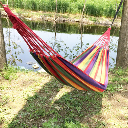 Camping Outdoor Hammock Single Hanging Canvas