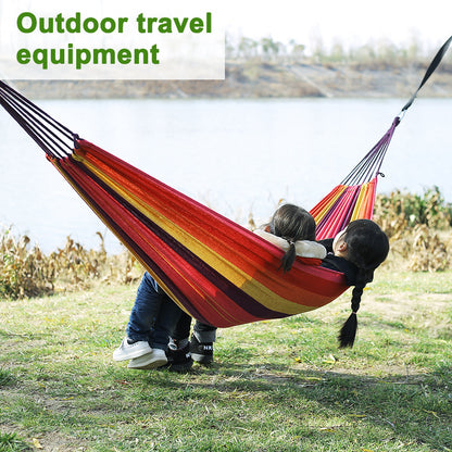 Camping Outdoor Hammock Single Hanging Canvas