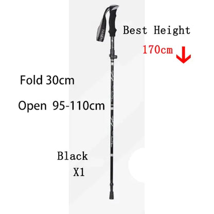 Outdoor Folding Pole Walking Hiking Stick