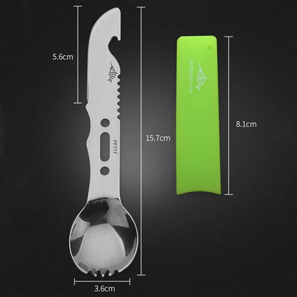 Multi Functional Camping Cookware Spoon Fork