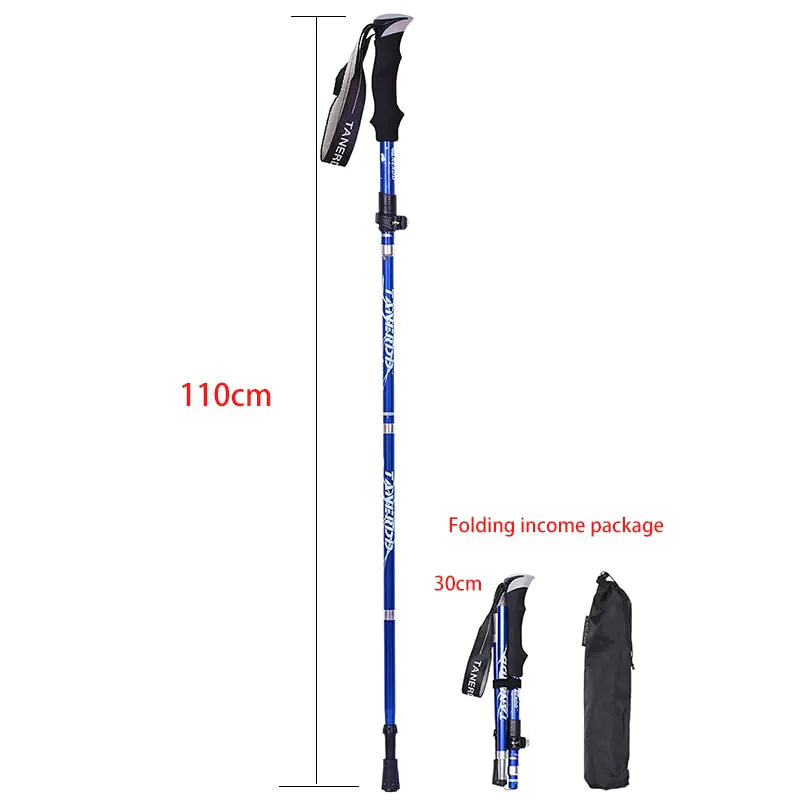 Outdoor Folding Pole Walking Hiking Stick