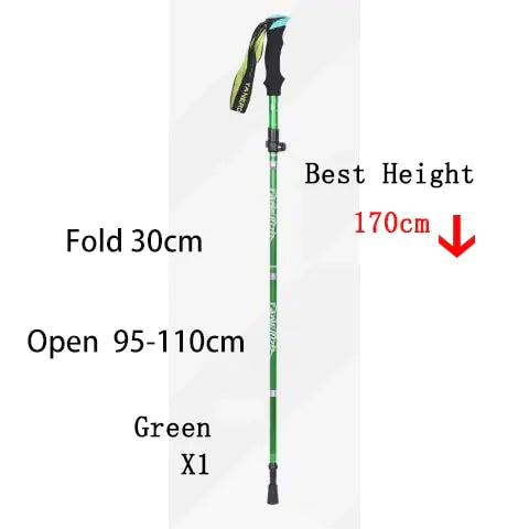 Outdoor Folding Pole Walking Hiking Stick