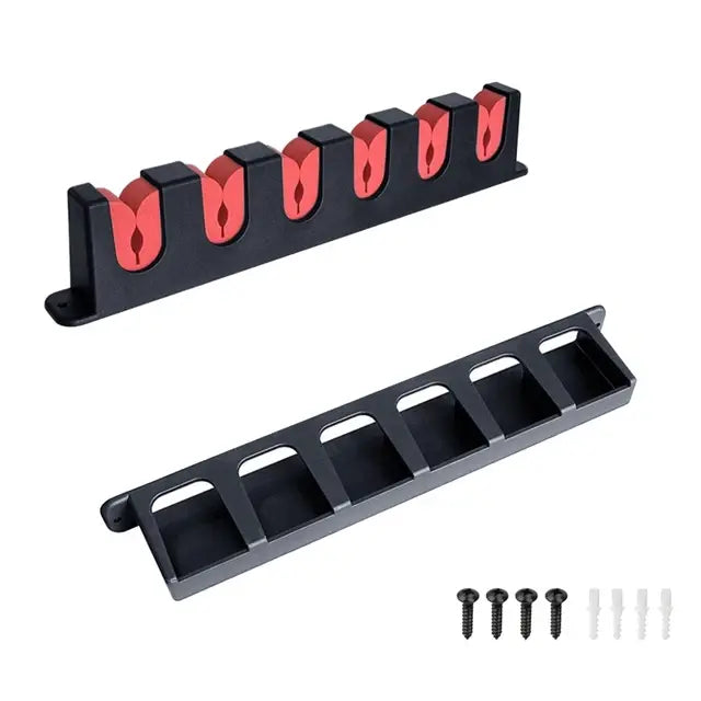 6-Rod Fishing Rod Holders Wall-Mounted