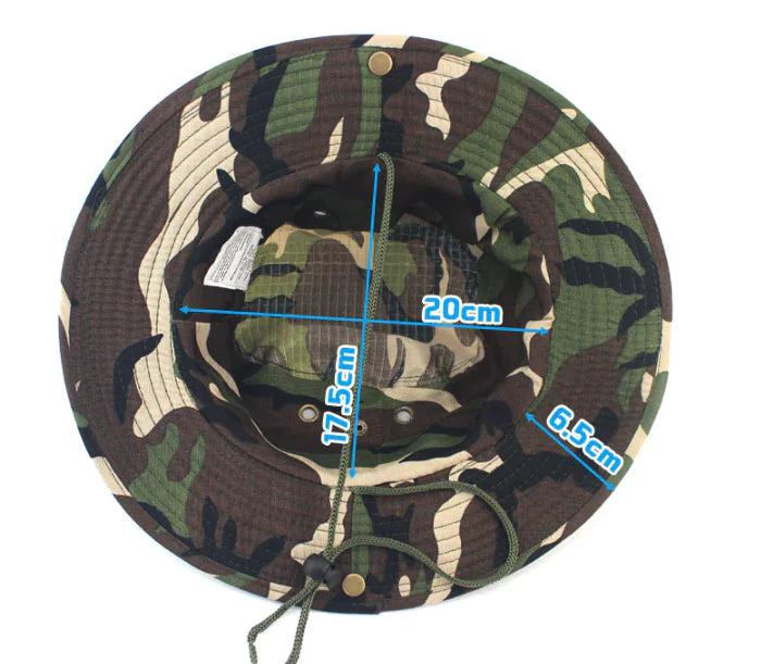 Boonie Bucket Hats Fishing Hunting Wide Brim Mesh