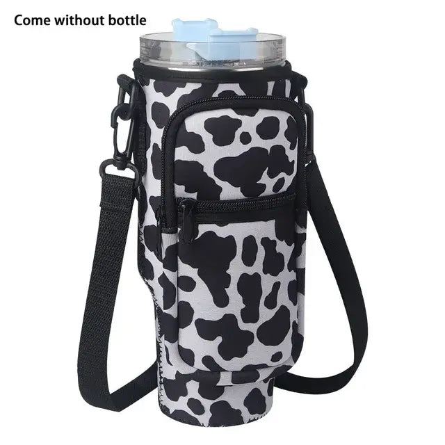 Portable Water Bottle Carrier Bag With Adjustable Strap