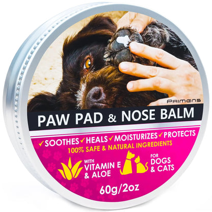 Natural Dog Paw Balm Protection for Hot Pavement Wax 2 oz