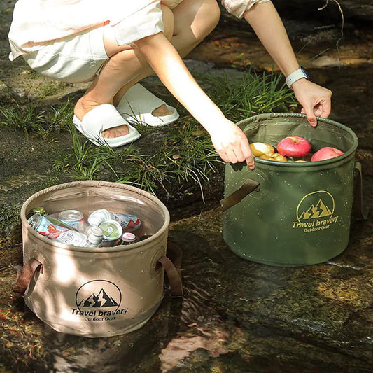 Outdoor Folding Bucket Portable Camping